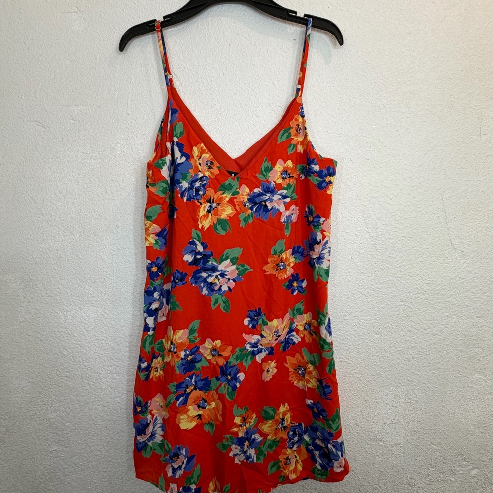 Lulus Vibrant Floral Summer Mini Dress - Size XS - Bright & Airy